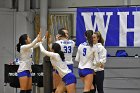 Volleyball vs MHC  Wheaton Women's Volleyball vs Mount Holyoke College. - Photo by Keith Nordstrom : Wheaton, Volleyball